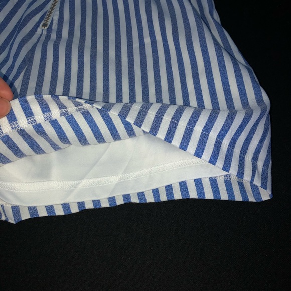 Striped Ruffled Romper - Picture 6 of 8